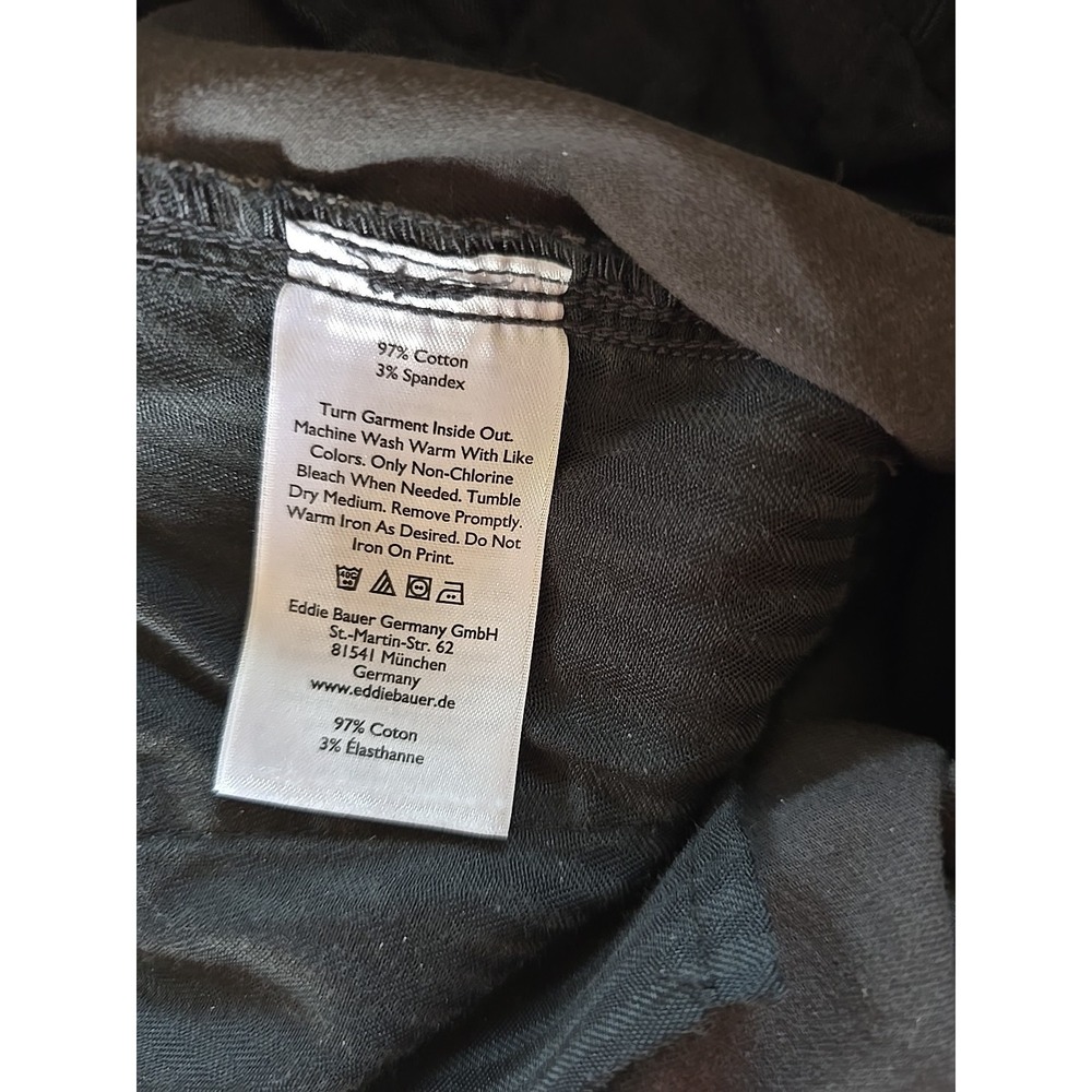 Eddie Bauer Jeans Womens 8 Gray Boyfriend Slim Medium Wash Denim Outdoor Work - Picture 13 of 16